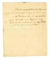 Contract between Jonathan Williams and Jacques-Donatien Leray de Chaumont concerning Benjamin Franklin's Account, [1780]