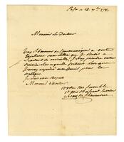 Chaumont, Jacques-Donatien Leray de to Benjamin Franklin, 1780 December 12