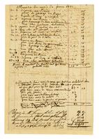 Receipt, 1781 July 16