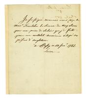 Receipt, 1782 January 28