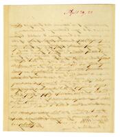 Barclay, Thomas to Benjamin Franklin, 1782 April 29