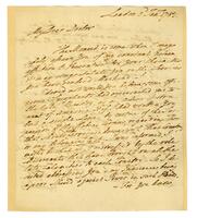 Sarget, John to Benjamin Franklin, 1783 January 03