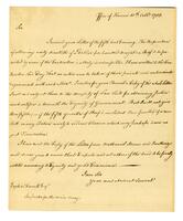 Morris, Robert to Ezekiel Cornell, 1782 October 10