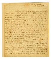 Baldwin, Christopher to Benjamin Franklin, 1783 February 18