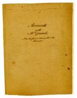 Benjamin Franklin's personal accounts with Rodolphe-Ferdinand Grand, 1778 June 30 - 1789 April 8