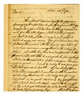 West, Benjamin to Benjamin Franklin, 1783 September 07