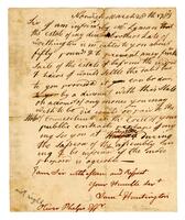 Huntington, Samuel to Oliver Phelps, 1783 March 28