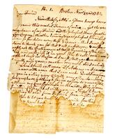 Paine, Thomas to Dr. Samuel Adams, 1782 November 22