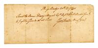 Military Pass issued to Ebenezer Hazard, 1776 August 30