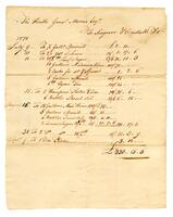 Receipt, 1778 September 9