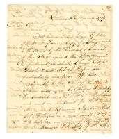 Mifflin, Thomas to Richard Henry Lee, 1777 November 05