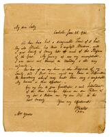 Yeates, Jasper to Sarah Yeates, 1781