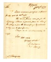 Claiborne, Robert to William Thompson, 1779 September 29