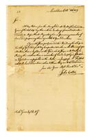 Cotton, John to Nathanael Greene, 1779 October 11