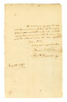 Harrison, Robert Hanson to Unknown recipient, 1780 January 25