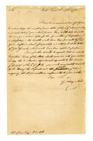 Olney, George to Thomas Chase, 1779 September 18