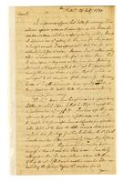 Pettit, Charles to Nathanael Greene, 1780 February 26