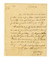 Meng, Christopher to an Unknown recipient, 1779 July 31