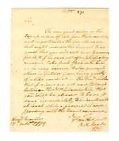 Meade, Richard Kidder to Nathanael Greene, 1779 October 17