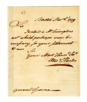 Otis and Henley to Nathanael Greene, 1779 November 2