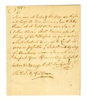 Van Court, Michael to Nathanael Greene, 1779 November 25