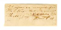 Welch, Nathaniel to George Gray, 1779 April 9