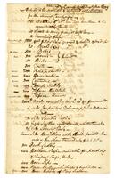 Greene, Nathanael, 1742-1786 Miscellaneous list