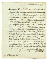 Jones, John Paul to William Temple Franklin, 1780 November 11