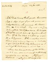 Williams, Jonathan to William Temple Franklin, 1780 January 22