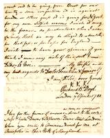 Lloyd, Richard Bennett to William Temple Franklin, 1780 April 7