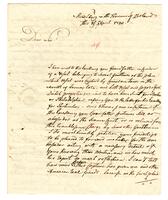 Moëballe, Nicholas George to William Temple Franklin, 1780 April 19