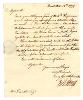 Jones, John Paul to William Temple Franklin, 1778 October 13