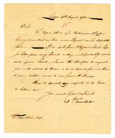 Trumbull, John to William Temple Franklin, 1780 August 17