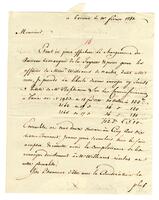 Tardy, Gabriel to William Temple Franklin, 1781 February 10