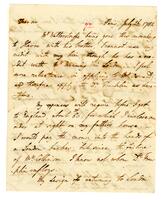 Vaughan, Benjamin to William Temple Franklin, 1782 July 26