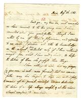 Vaughan, Benjamin to William Temple Franklin, 1782 August 26