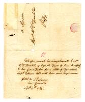 Mason, George to William Temple Franklin, 1781 September 4