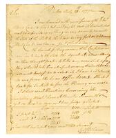 Williams, Jonathan to Sharpe Delany, 1777 July 28