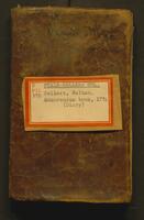 Sellers, Nathan memorandum book and diary, 1774