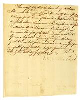 Certificate of the unfitness of Nathan Sellers to serve in the army, 1778 September 30