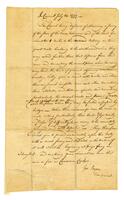 Pennsylvania. Supreme Executive Council. Orders to Nathan Sellers to make a survey, 1777 July 24