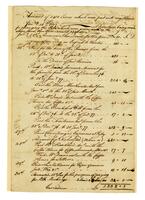 Account of 2400 Livres which were put into my Hands..., 1777 January 16 - 1778 August 12