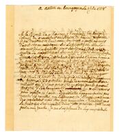 Buffot de Millery to Benjamin Franklin, 1778 June 01