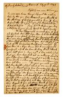 Greene, Catharine Ray to Benjamin Franklin, 1776 July 03