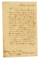 Matlack, Timothy to Benjamin Franklin, 1780 April 21