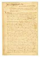 Massachusetts. Council order granting permission for a cartel to John Jackson, et al, 1779 October 25