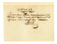 Receipt, 1779 September 03