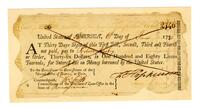 Bill of exchange, 1780 June 06