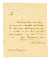 Laurens, John to Benjamin Franklin, 1781 May 16