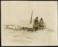 038. Camps - Walter Shields and Jimmie on coast near Pitmagea [River]